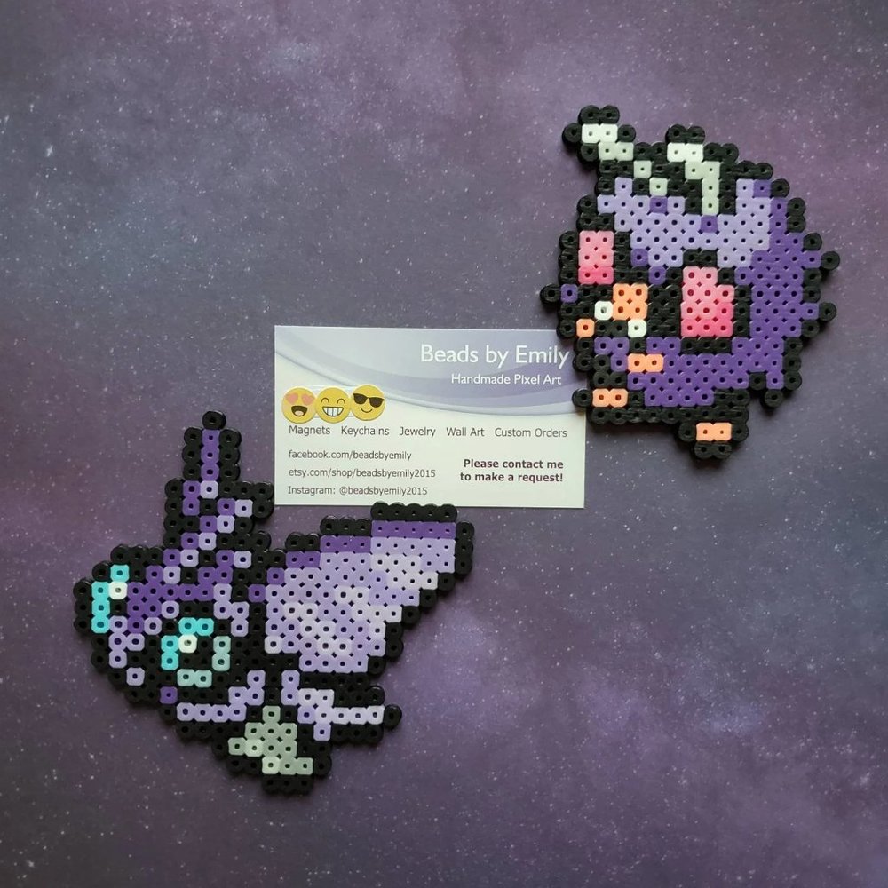 Venonat & Venomoth Magnets - Handmade Pokemon Home Decor - Game Room - Kids Room